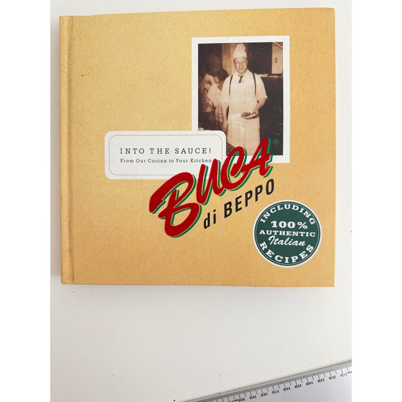 Buca di Beppo Other - Buca di Beppo Into the Sauce! Cookbook Authentic Italian Recipes Hardcover